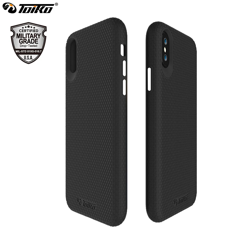 Toyko X Guard 2 в 1 гибридные Чехлы для iPhone X XS MAX XR военный класс защита от падения Жесткий ПК Мягкий ТПУ противоударный задний Чехол