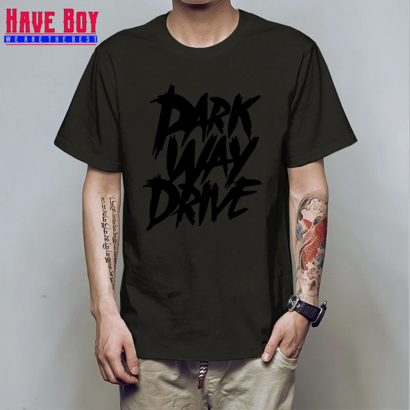 У мальчика Parkway Drive Для мужчин футболки новых печатных Металкор панк Футболка Модные Изделие из хлопка с короткими рукавами рок Для мужчин футболка Топы HB427