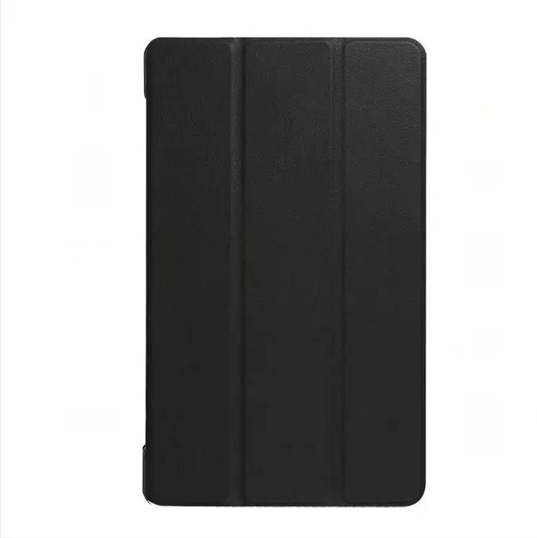 black Магнитный стенд смарт-чехол из полиуретановой кожи для lenovo Tab 4 8 TB-8504F/8504N/8504X8," чехол для планшета+ экранная пленка+ стилус - Цвет: black