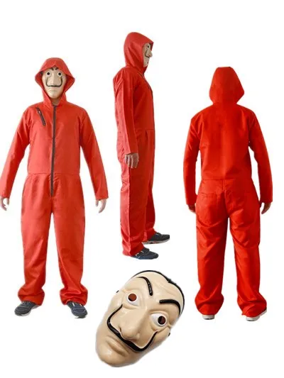 Деньги Heist House of Paper La Casa De Papel Косплей &quotСальвадор Дали&quot Хэллоуин костюмы