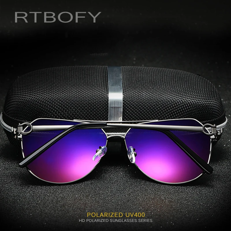 RTBOFY Модные мужские поляризованные солнцезащитные очки UV400 для вождения RT006-4-T1 |