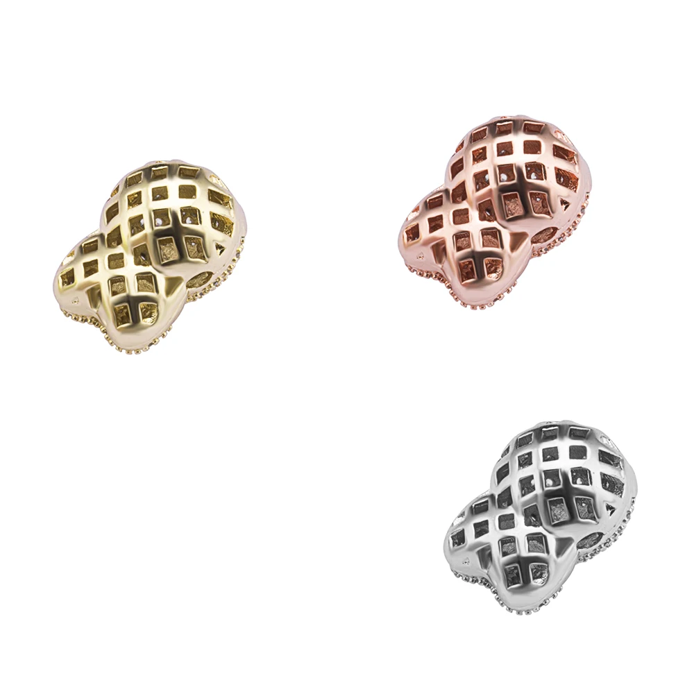 Милая маленькая свинка микрозакрепка цирконий медный браслет подвеска ожерелье