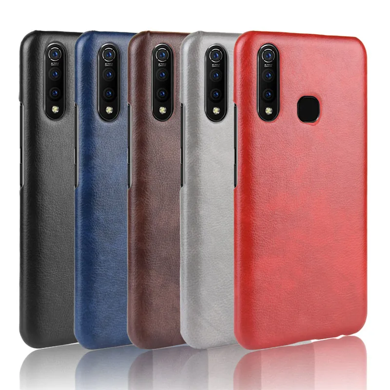 ДЛЯ VIVO Z1 Pro противоударный Роскошный Жесткий Чехол из искусственной кожи для