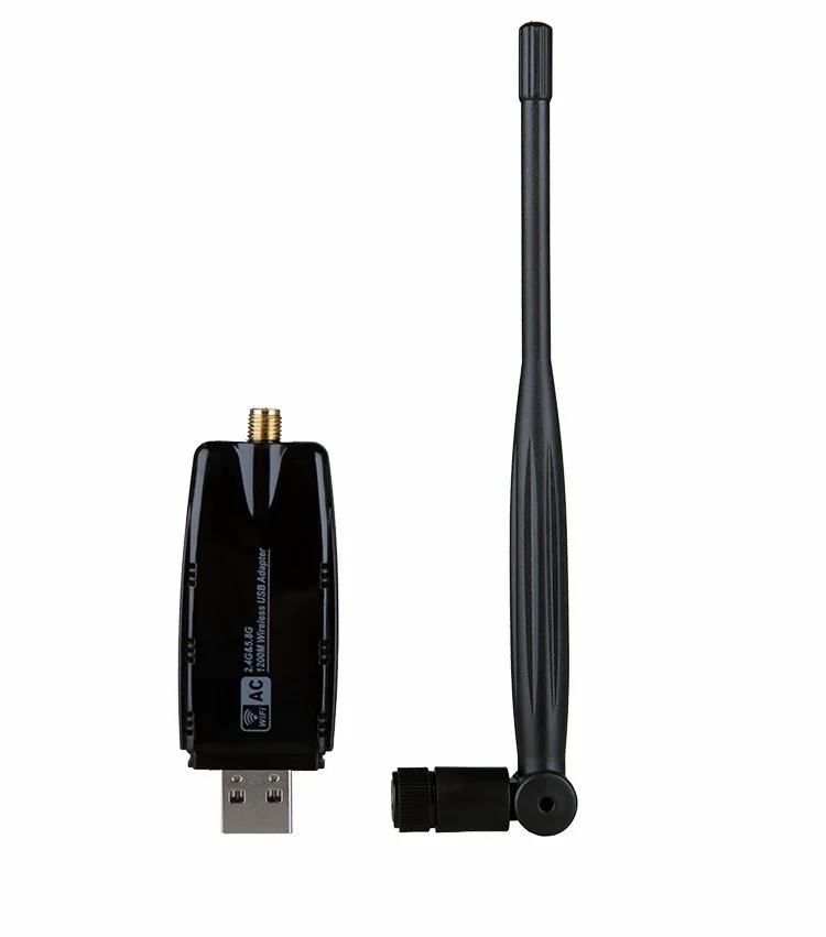 ZAPO Мощный 5G двухдиапазонный wifi USB 3,0 адаптер 1200 Мбит/с беспроводной AC приемник сетевая карта 5dbi антенна для всех Windows Linux