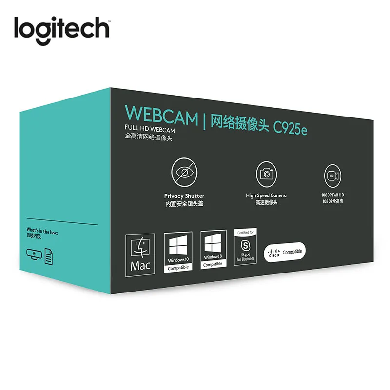 Веб камера Logitech C925e с микрофоном Full HD 1080P/30fps 720P/60fps|Веб-камеры| |