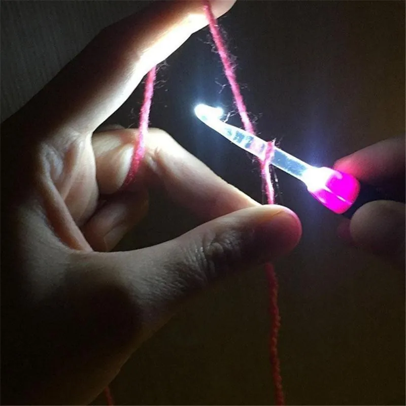Набор светодиодных крючков KOKNIT фиолетовых/оранжевых/красных/синих/черных для