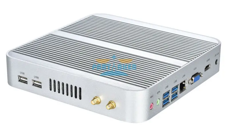 Причастником B1 Мини ПК Intel Core i3 5005U офисный компьютер 4K 300M WiFi HDMI VGA 6* USB Gigabit Ethernet Windows 10 Linux HTPC