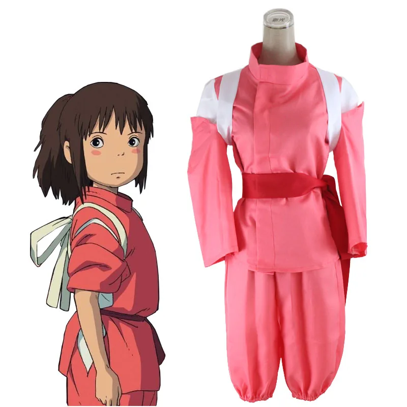 Miyazaki Hayao Косплей из мультфильма Унесенные призраками Chihiro Ogino Sen Nigihayami Kohakunushi
