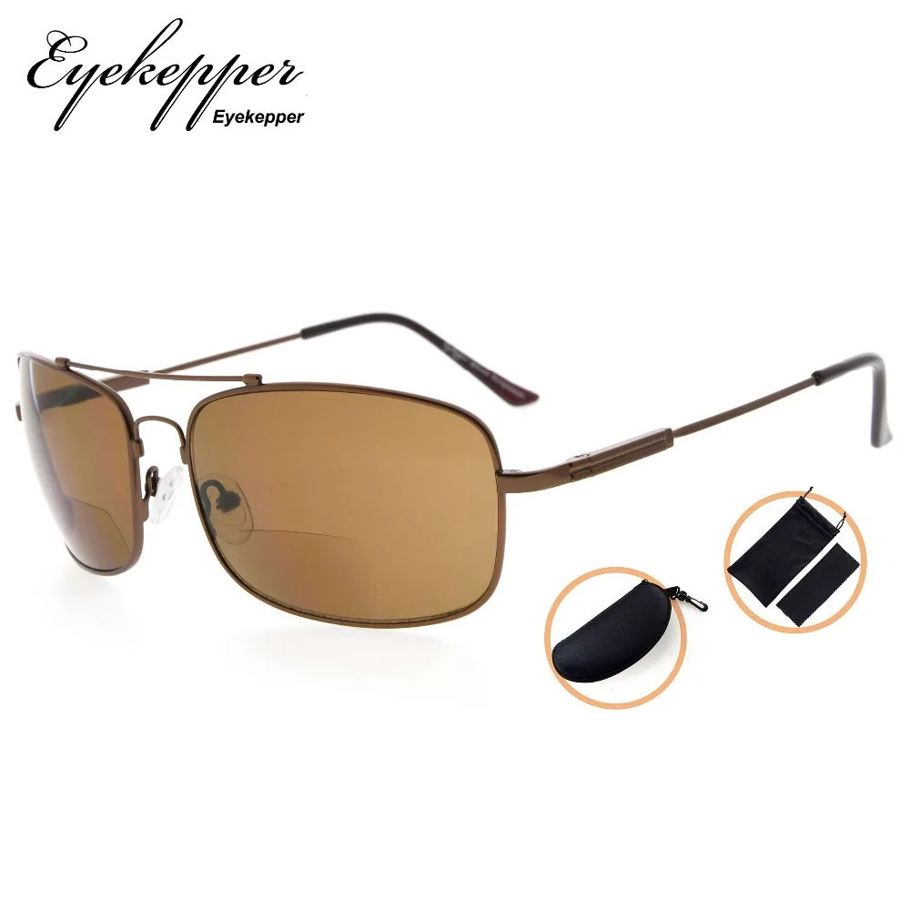 SG1805 Eyekepper двухфокусные солнцезащитные очки с гибким мостом и заушниками памяти Солнцезащитные для чтения