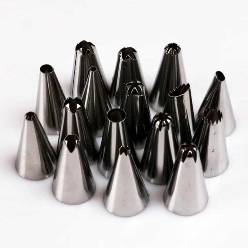 16 шт./компл. Инструменты для тортов силиконовая насадка айсинга Крем