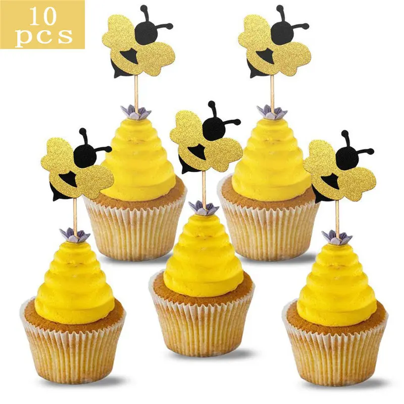 Z-65 10pcs Baby Shower 1 день рождения украшения для вечеринки сделанные своими руками дети мальчик баннер с девушкой воздушный шар торт Топпер пол Показать аксессуары для вечеринки подарок сувениры - Цвет: Z-65 10pcs