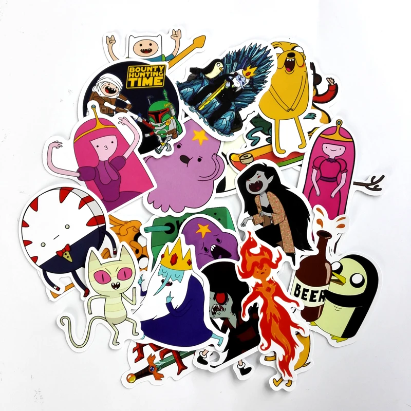 TD ZW 25 шт. драма Adventure Time наклейки для сноуборда ноутбука багаж автомобиля холодильник DIY Стайлинг винил домашний декор Pegatina