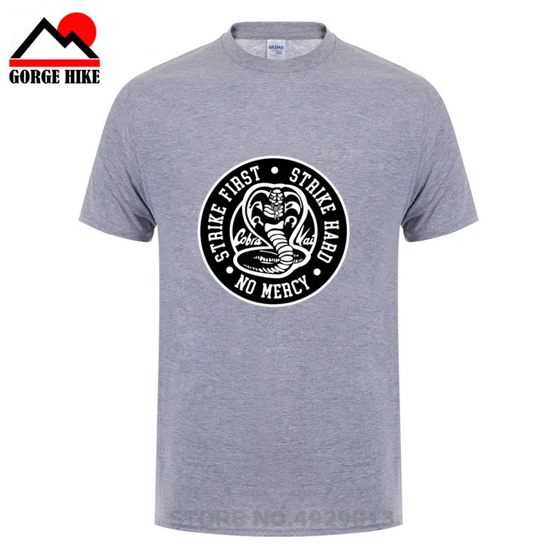 Винтажная Футболка verano Cobra Kai Мужская футболка классная Черная для каратэ Мамба