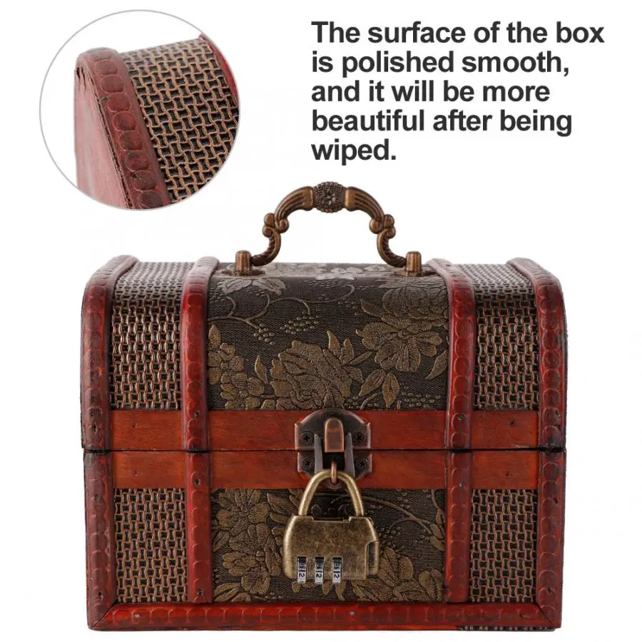 Деревянная шкатулка для хранения ювелирных изделий органайзер колец ожерелий