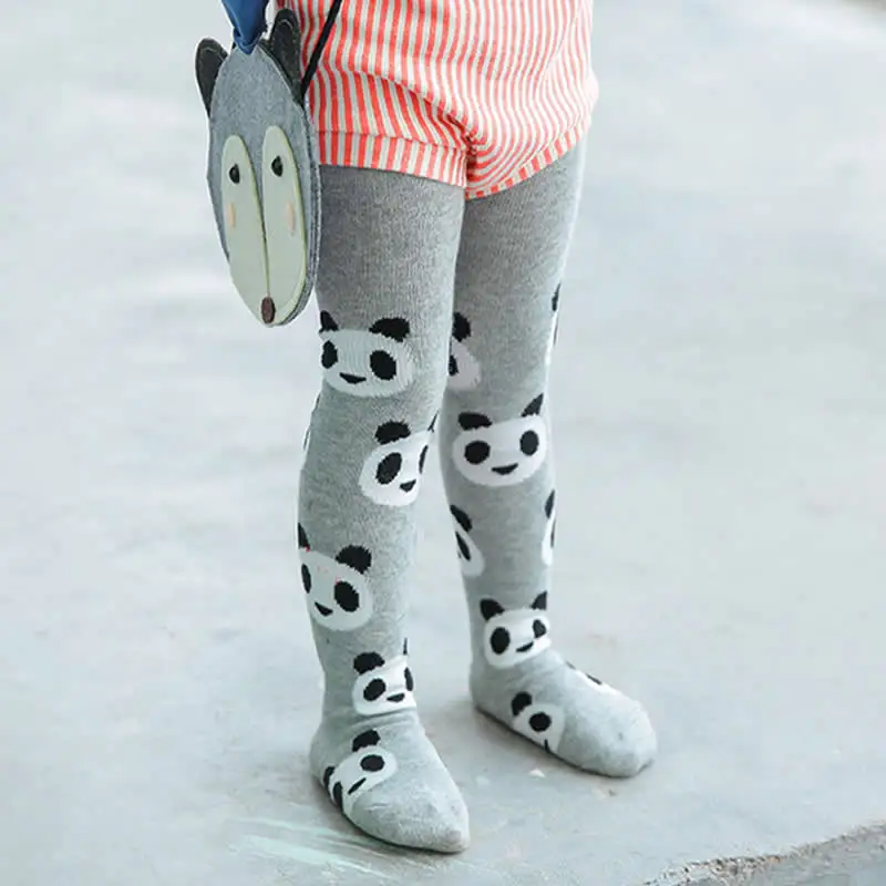 Детские колготки для девочек и мальчиков с мультяшным рисунком новорожденных