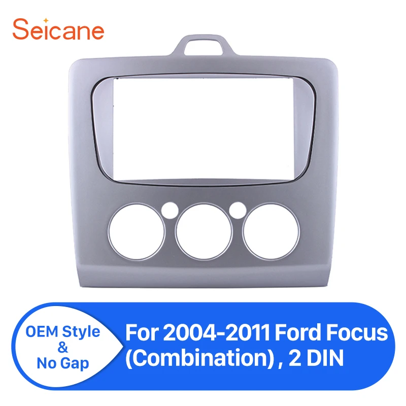 Автомагнитола Seicane 2 Din с рамкой для 2004 2005 2006 2007 2008 2009 2010 2011 Ford Focus комплект обшивкой