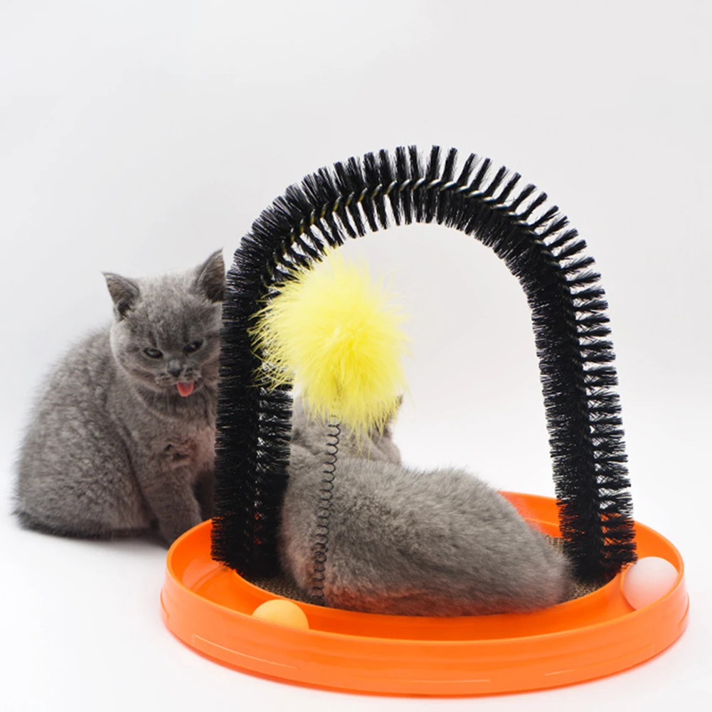 Pet Cat Dogs Когтеточка для кошек дерево самостоятельно щетка для животных массажи при удалении оседания меха кошки игрушки скребок товары для домашних животных