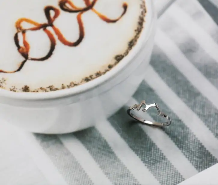 Альпинизм кольцо 925 пробы Серебряные Кольца Спорт на открытом воздухе серии