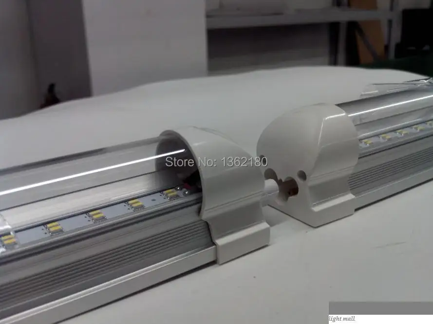 Новый интегрированный 2 4 м 8ft 45 Вт Led T8 люминесцентная лампа SMD2835 192 светодиодов