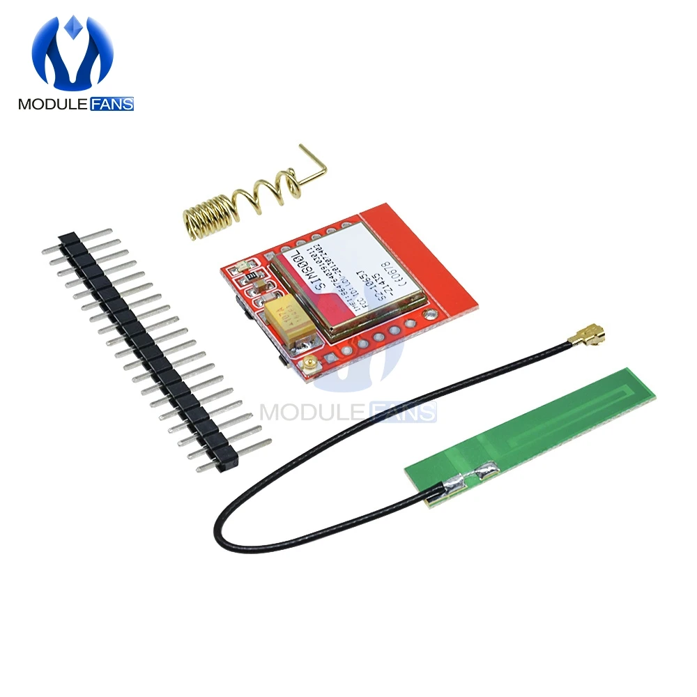 Наименьший электронный модуль сделай сам SIM800L GPRS GSM карта MicroSIM Core плата