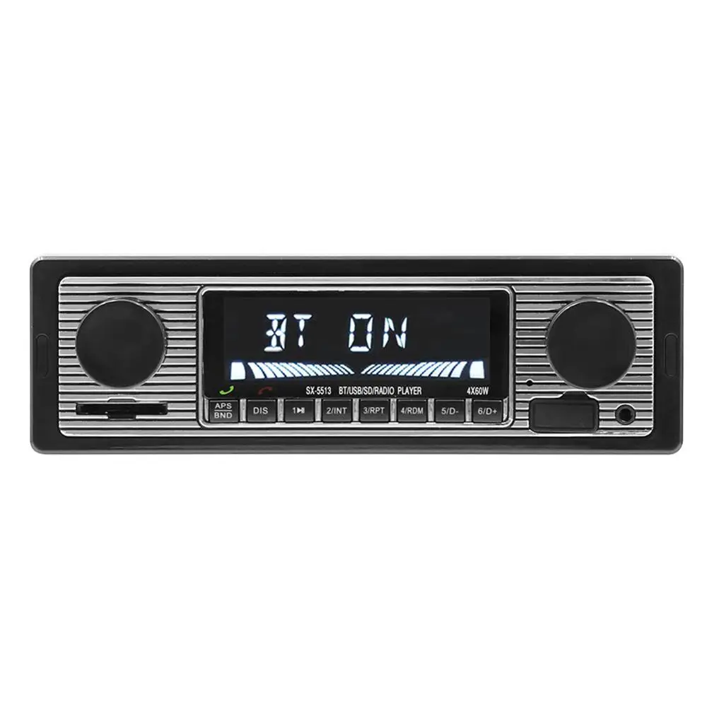 Bluetooth винтажное автомобильное радио MP3 плеер стерео USB AUX классический
