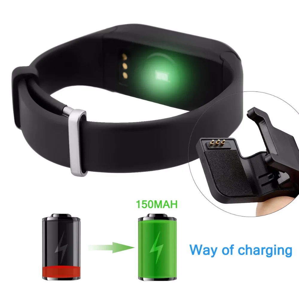 Смарт браслет Diggro H3 с пульсометром Bluetooth 4 0 шагомером калорий монитором сна умные