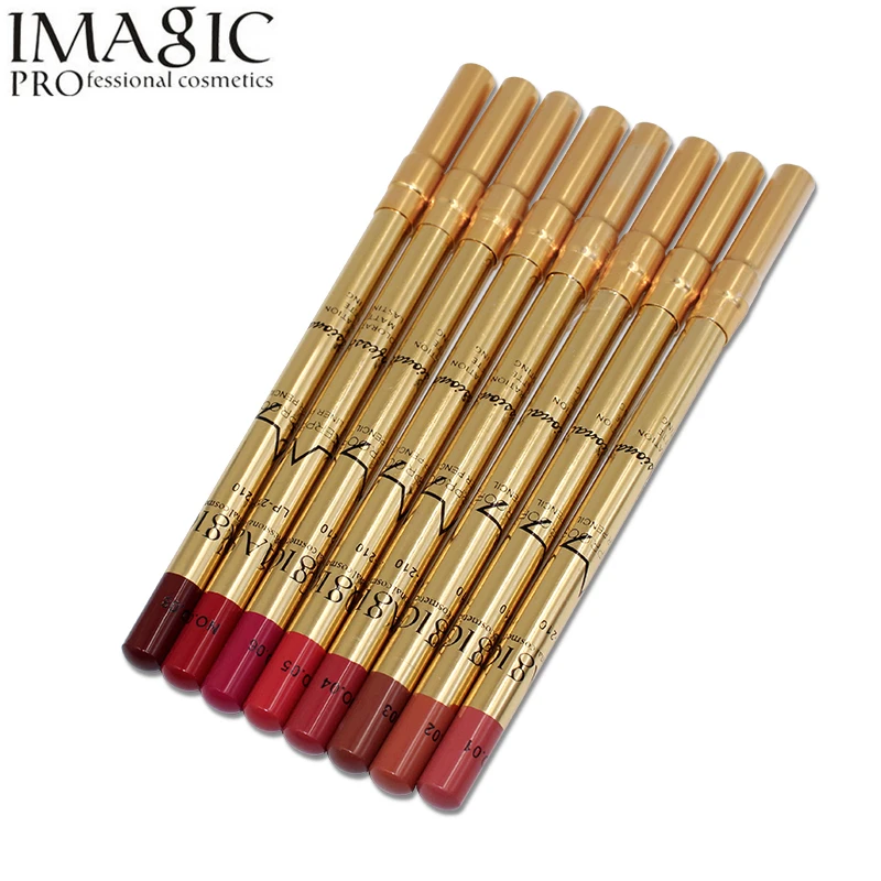1 шт. Imagic Lipliner Карандаш Мягкий матовый контур для губ Обнаженная губная помада водостойкая стойкая Пигмент Макияж Красота Набор инструментов