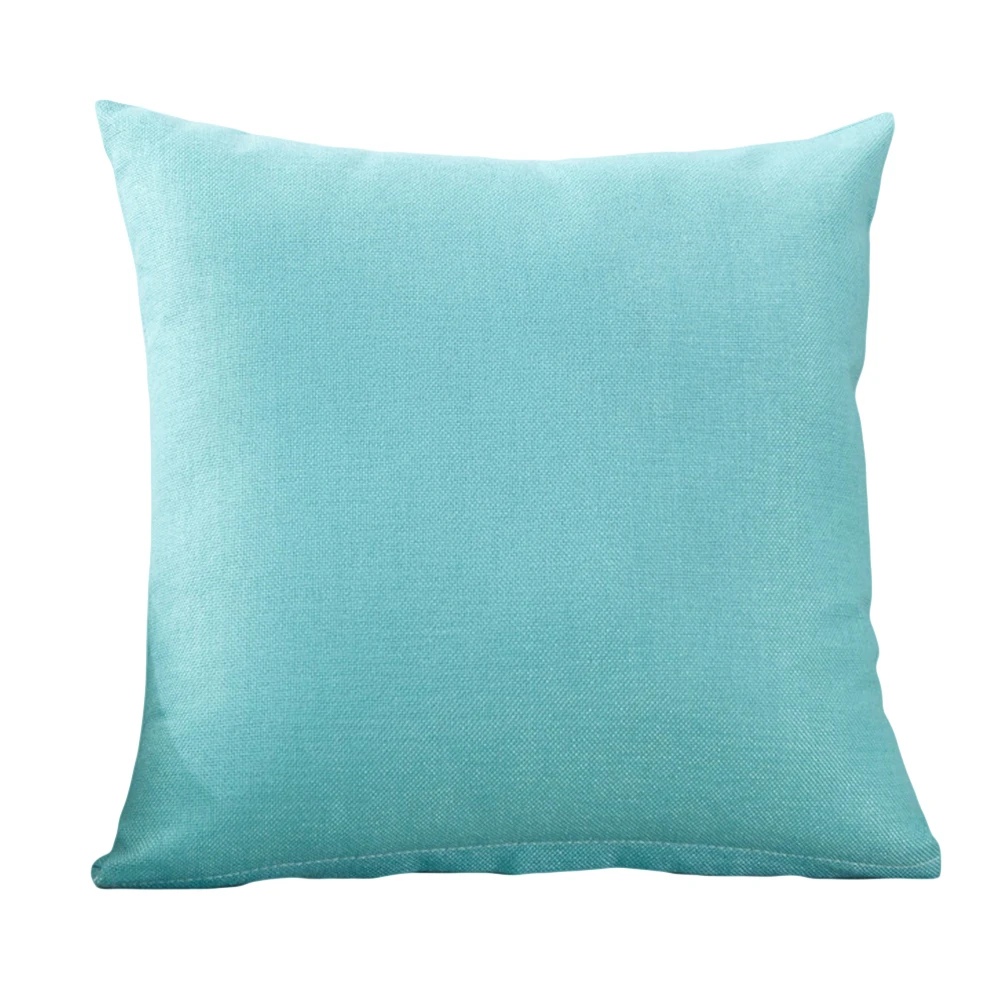 Однотонный чехол для подушки льняной дивана или кровати украшение дома Модный в