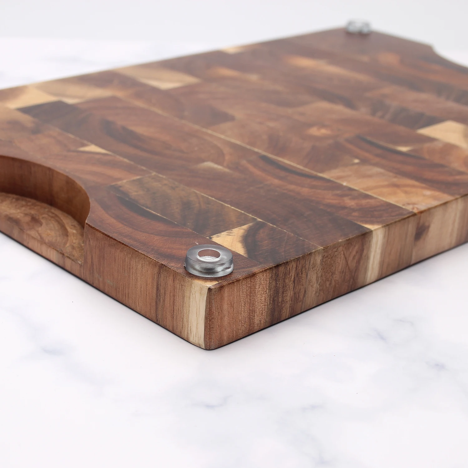 Leeseph End-Grain Utility Board, Acacia Wood Cutting Board- makes food prep enjoyable
