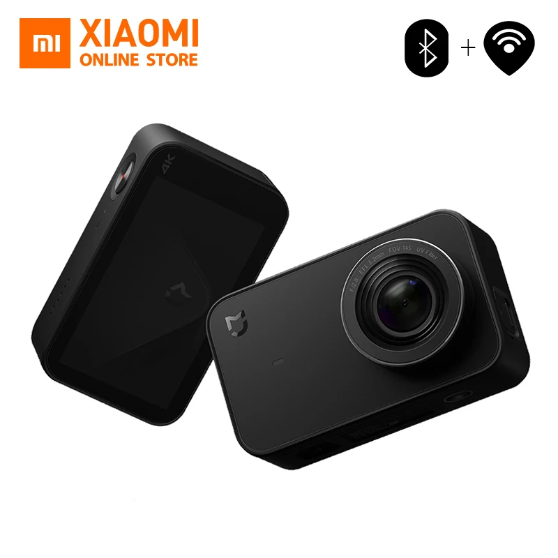 Оригинальный Xiaomi Mijia мини Экшн Спортивная камера 4 K видеокамера Видео камеры 145