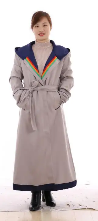13th женский костюм для косплея Доктора Кто пальто для косплея куртка 13th doctor Jodie Whittaker пальто куртка Косплей Костюм