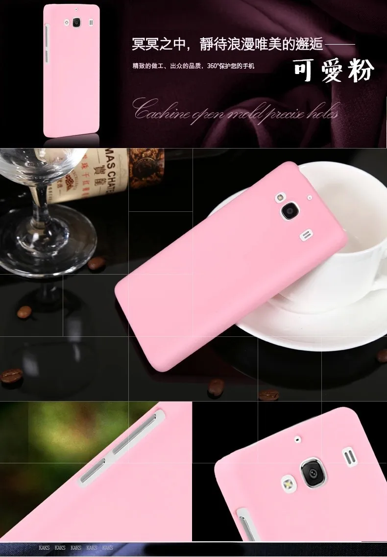 Чехол для Xiaomi Redmi 2, матовая серия, Жесткий Чехол для задней панели из поликарбоната для Xiaomi Redmi 2(красный рис/Hongmi 2