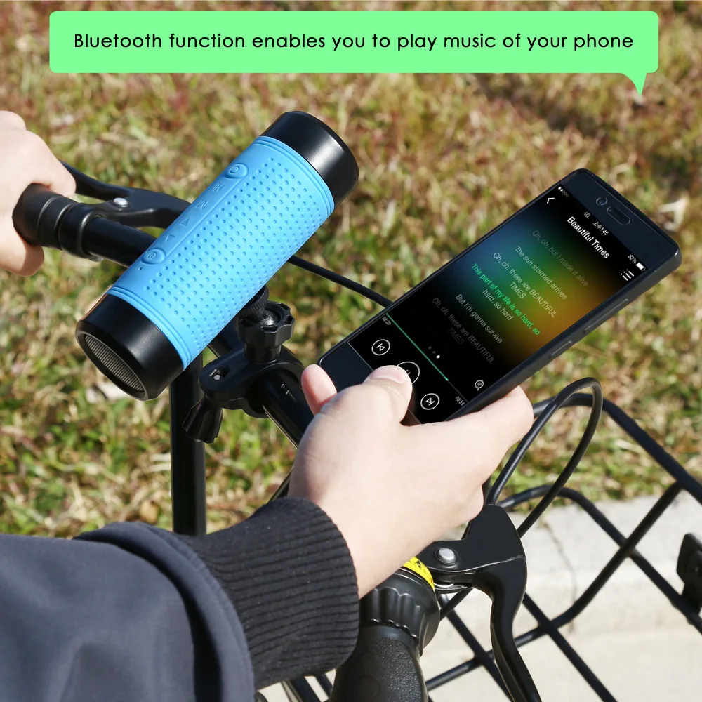 EAGOOD портативный для улицы спортивный беспроводной динамик водостойкий Bluetooth 4000