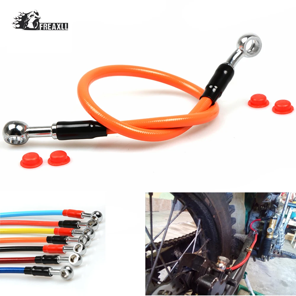 Универсальный тормозной шланг дял мотоцикла плетеная стальная Тормозная труба