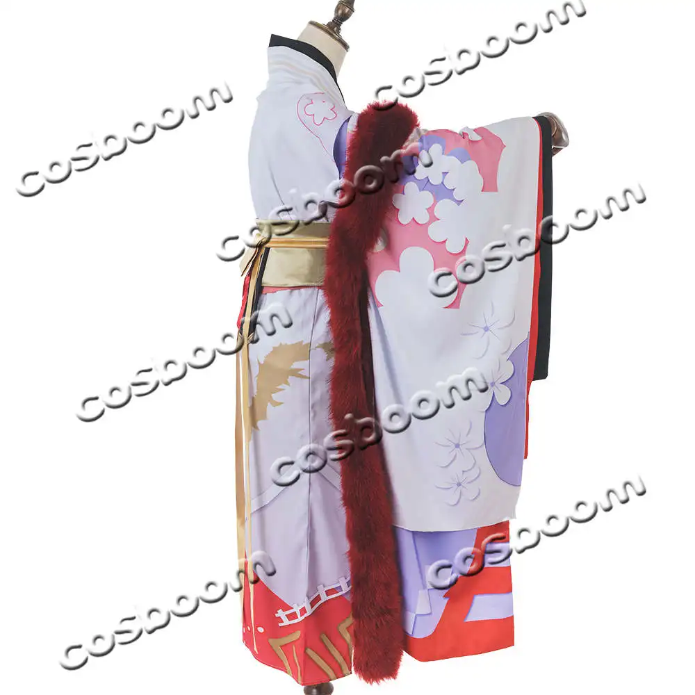 COSBOOM Onmyoji Косплей Костюм хиганбан атласный взрослый кимоно Аниме для маскарада