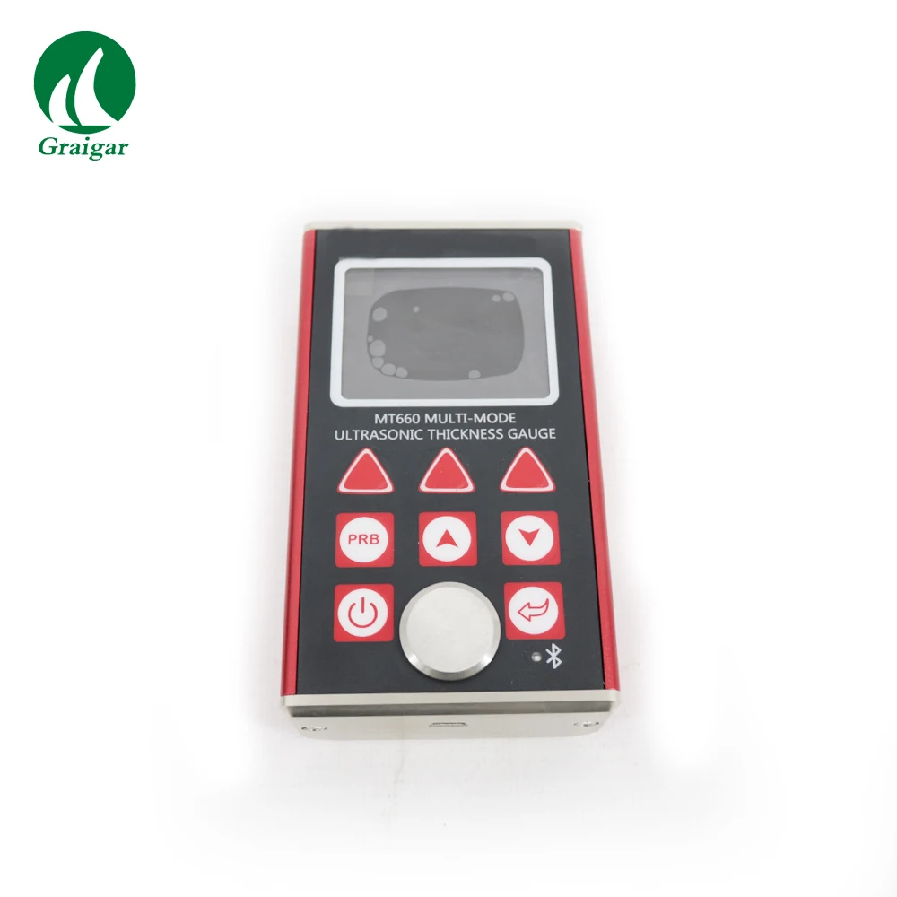 Mitech MT660 Digital Ultrasonic Thickness Gauge Meter With LCD Display Optional Bluetooth Thermal Printer | Инструменты