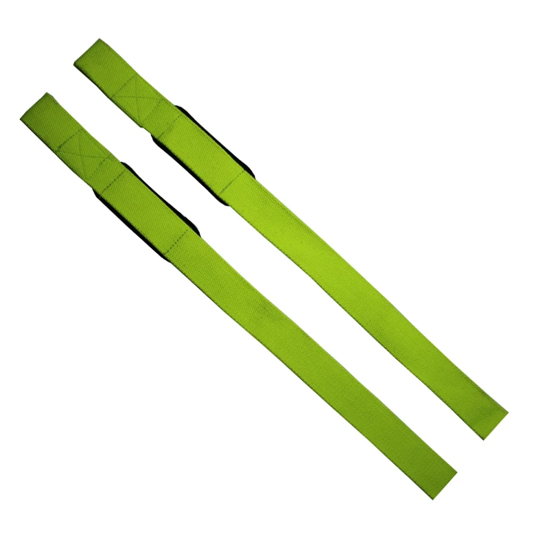 Green 2 шт. утяжелители для тяжелой атлетики толщиной более 2,3 мм, прочные хлопковые мягкие рукоятки для тренажерного зала с поддержкой запястья, перчатки для тяжелой атлетики - Цвет: Green
