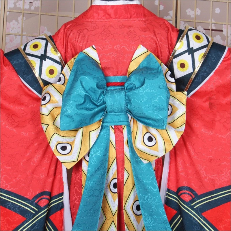 Onmyoji Косплей SR Bai Mugui Начальная кожа Пробуждение карнавальный костюм Новогодняя одежда костюм японское кимоно носки+ головной убор