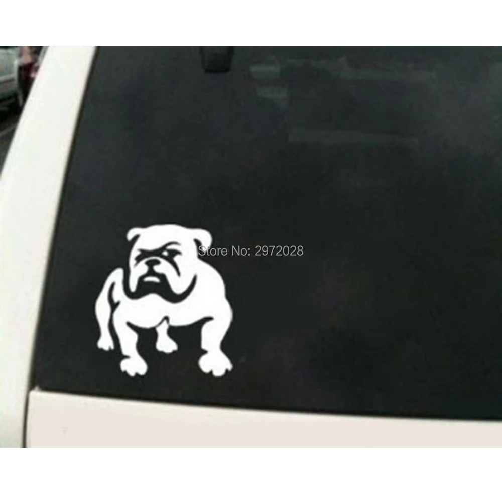 

10 x Lovely Animal French Bulldog Pet Dog Reflective Auto Decal Cartoon Car Sticker Bumper Body Decal Creative Pattern Vinyl