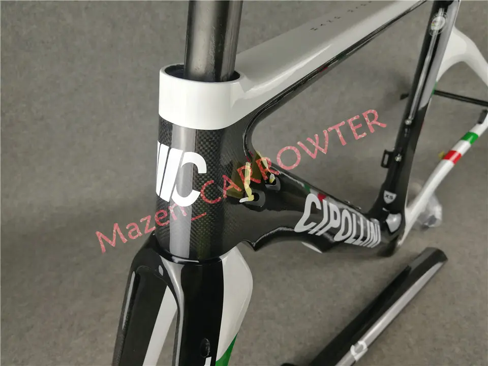 MCipollini чемпион мира T1100 3K глянцевый NK1K диск карбоновый дорожный каркас диск велосипедные рамы с XS-S-M-L-XL на выбор