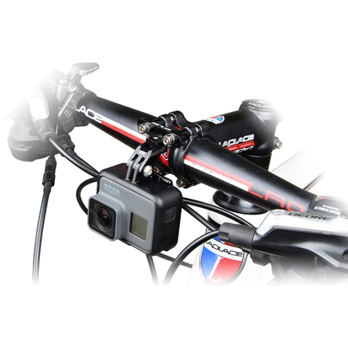 GUB 609 алюминиевый держатель адаптера для велосипеда для GoPro камера и светильник держатель для лампы велосипедный держатель для крепления на руле аксессуары для цифровой камеры s