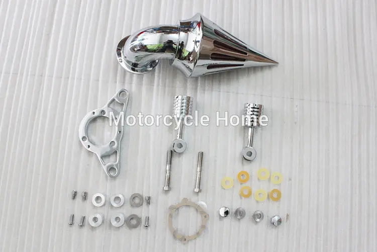 Набор воздухоочистителей с хромированными шипами для мотоцикла фильтр