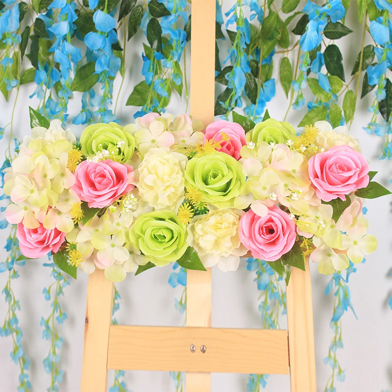 Artificial Arch Flower Row Table Runner Centerpieces String for Wedding Party Road Cited Flowers Decoration 10 Pcs Each Lot | Дом и сад