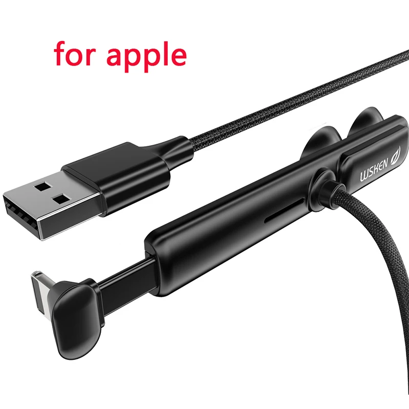 for iPhone Wsken, зарядное устройство, USB кабель для iPhone 6S 6 7 8, шнур для быстрой зарядки данных, Micro usb type C для samsung, кабели для зарядки мобильных телефонов - Цвет: for iPhone