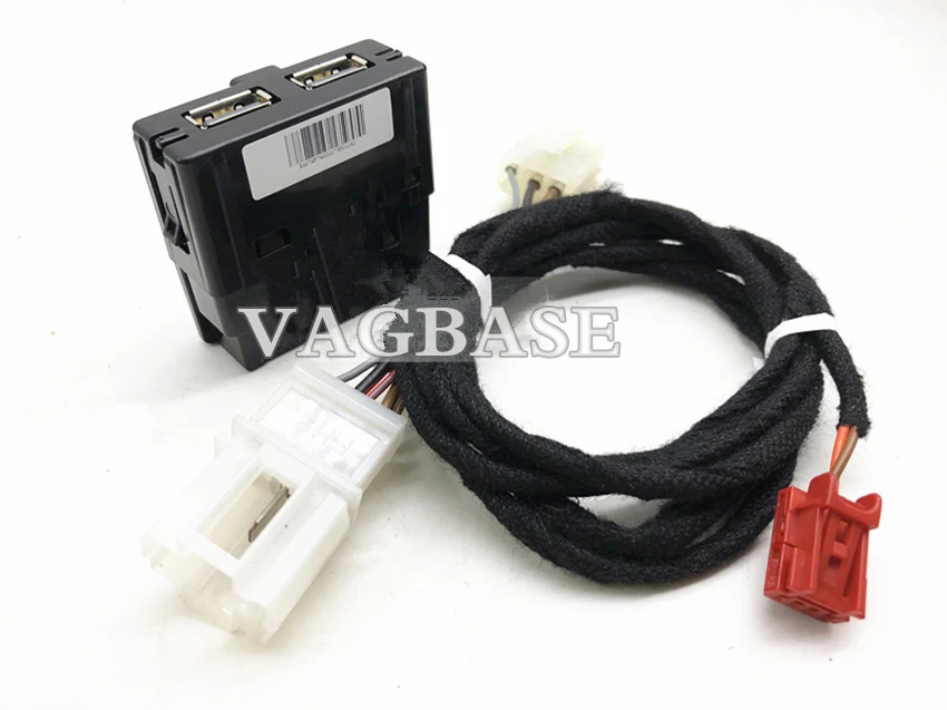 OEM задний подлокотник USB разъем Armerst с проводкой для MQB Tiguan MK2 Teramont Octavia Superb Kodiak 5QD 035