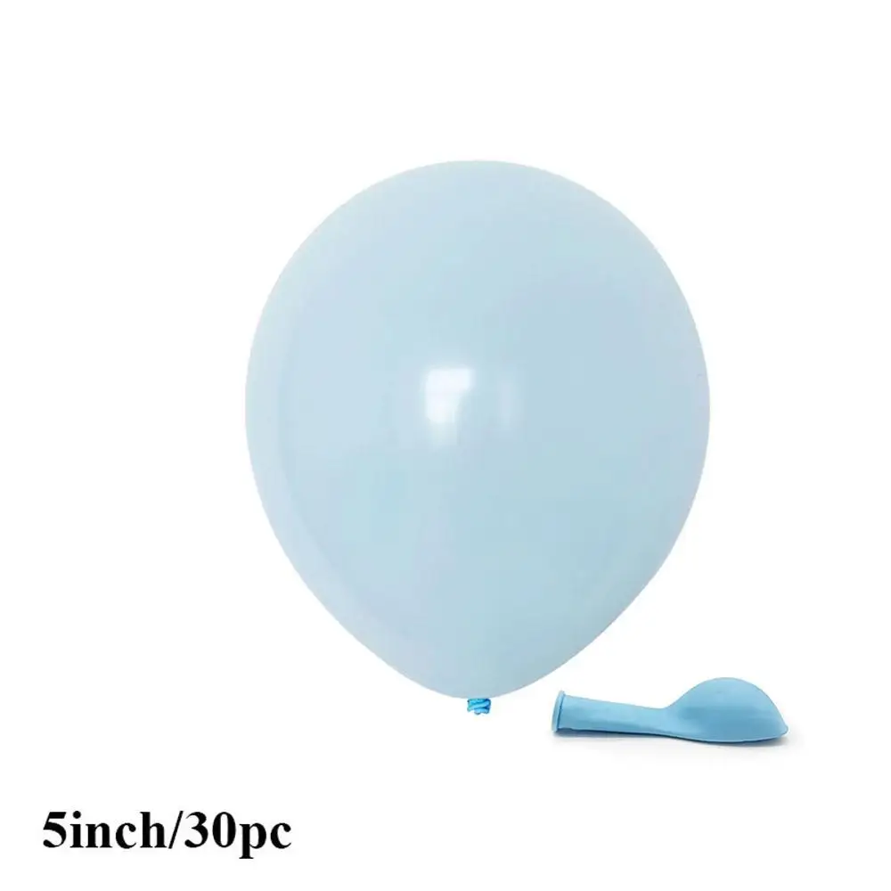 blue 5inch 30 шт. макароны шары из латекса балони День рождения воздушные шарики в виде леденцов День Рождения украшения девочка мальчик ребенок душ свадьба Golobos - Цвет: blue 5inch
