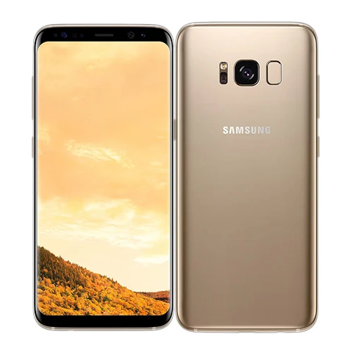 Разблокированный samsung Galaxy S8 Plus SM-G955U, 4 Гб ОЗУ, 64 Гб ПЗУ, четыре ядра, 6,2 дюймов дисплей, Android, смартфон с отпечатком пальца - Цвет: Maple gold