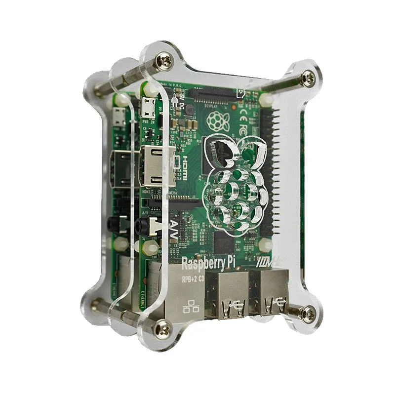 Комплект акриловых кронштейнов Elecrow для Raspberry Pi 4 Model B 3B + акриловый чехол