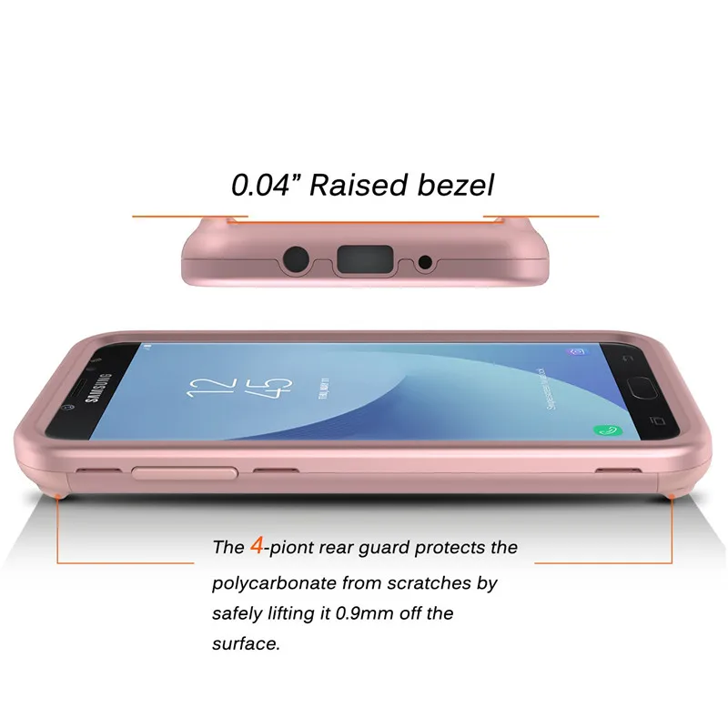 3 в 1 Гибридный противоударный военный защитный чехол для Samsung Galaxy J7 J3 2017 2018