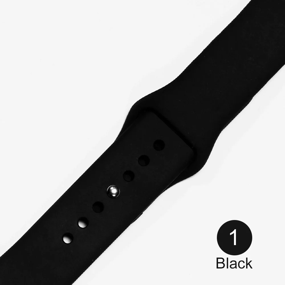 Спортивный силиконовый ремешок для apple watch серии 3/2/1, сменный ремешок для наручных часов, ремешок для наручных часов для apple watch 42mm 38 мм